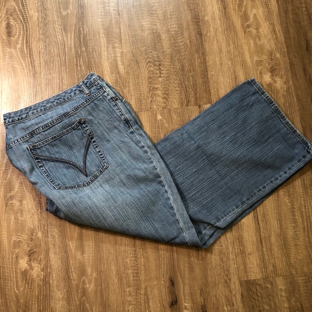 Lane Bryant Wide Leg Jeans.